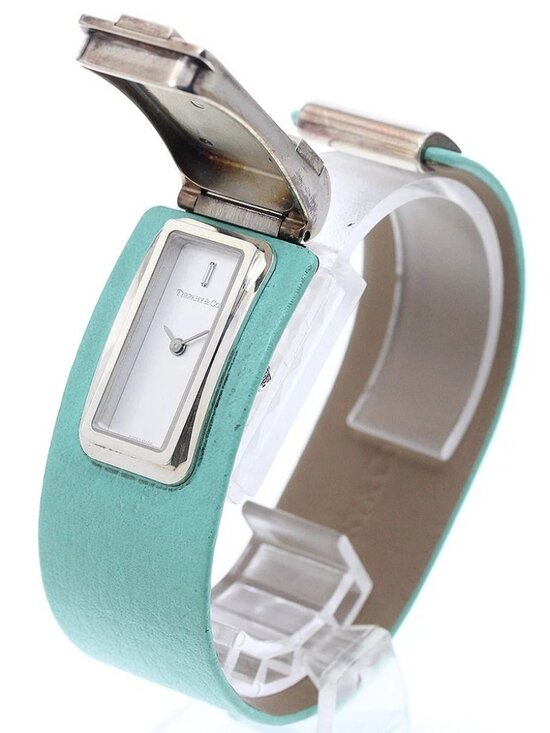 TIFFANY&Co. T Bangle Watch SV925 Silver Dial Quartz Ladies Watch main image 4